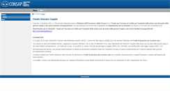 Desktop Screenshot of giovanicoppie.consap.it