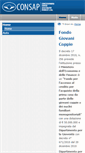 Mobile Screenshot of giovanicoppie.consap.it