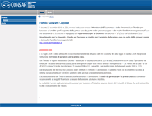 Tablet Screenshot of giovanicoppie.consap.it